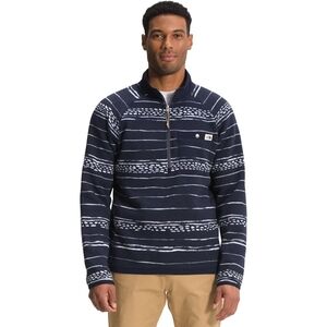 The North Face Mens Printed GORDON LYONS 1/4 Zip Fleece Pullover Sweater 1004